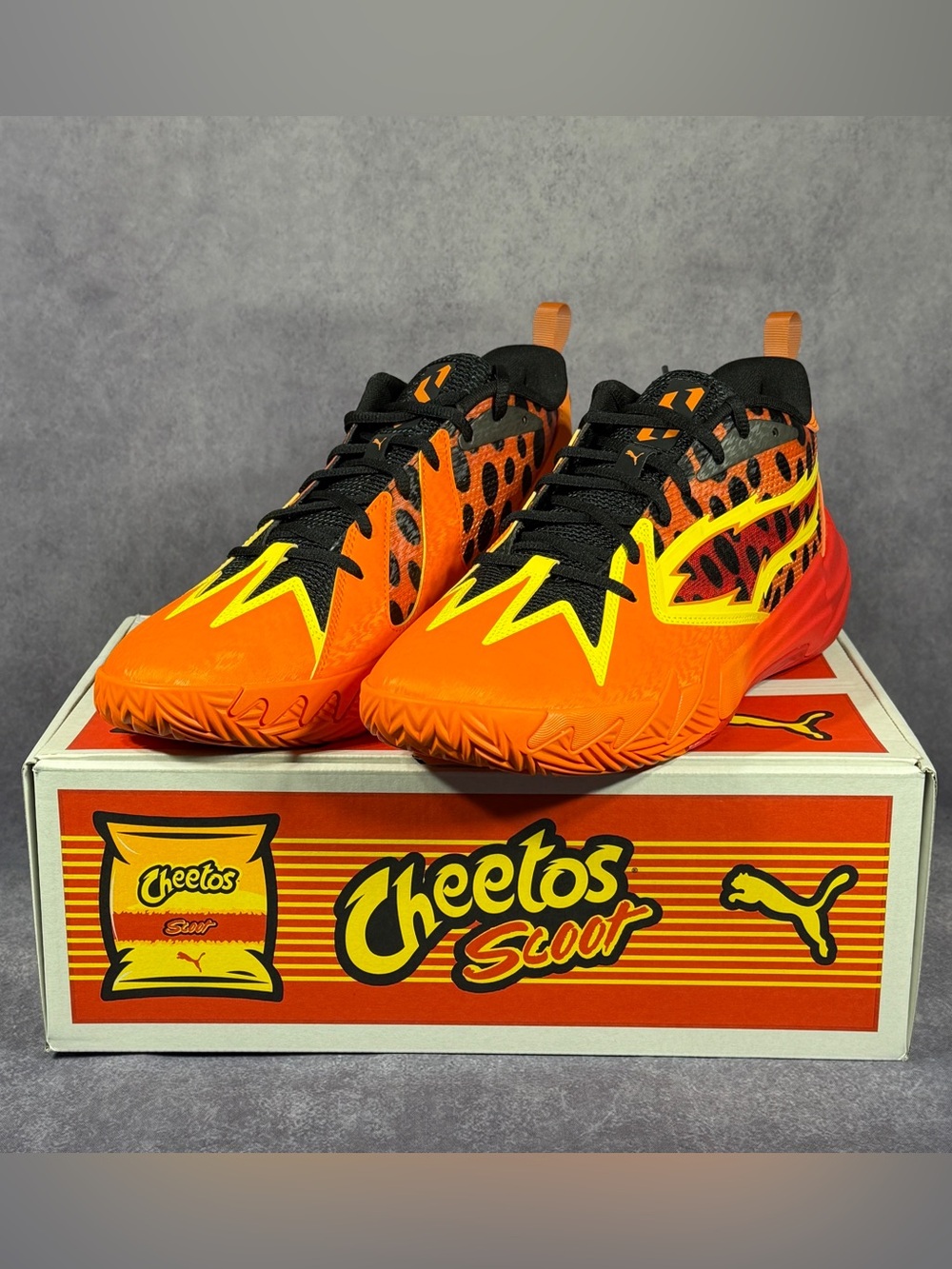 Puma Cheetos x Scoot Zeros 309840-02 Mens Size 11 Orange Basketball Shoes NEW